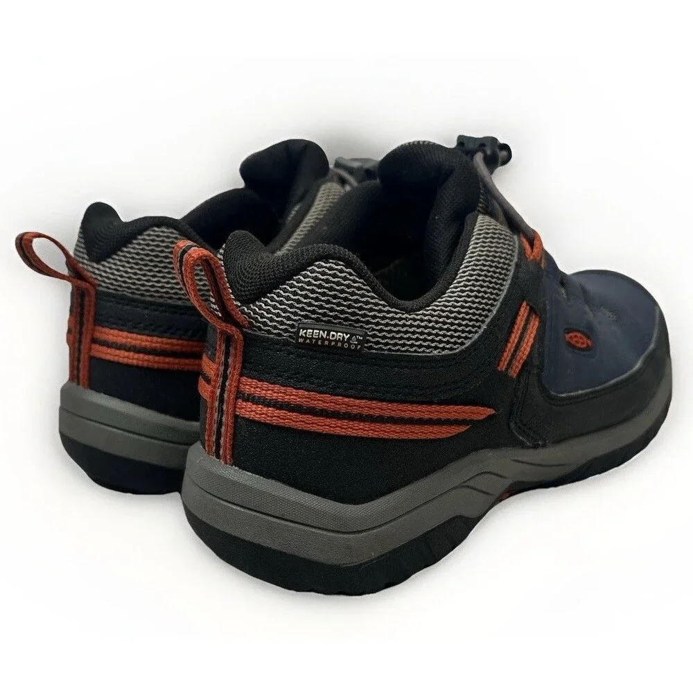Keen Dry Waterproof Hiking Shoe Womens Size 6.5 Mens 5 #1019829 Blue Gray Orange